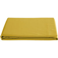 Drap plat uni percale de coton MANOIR 270x300 cm