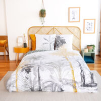 Parure de lit SOLI coton 260x240 cm