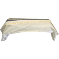 Taie de traversin percale de coton MARLOW 200x43 cm