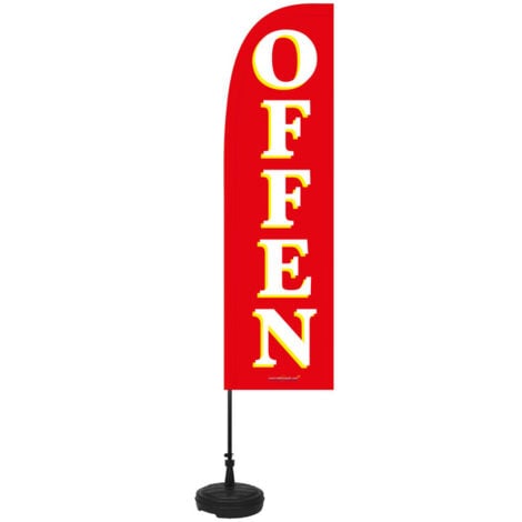 Socle Drapeau Interflag Noir - 43cm Diamètre Remplissage Eau/Sable