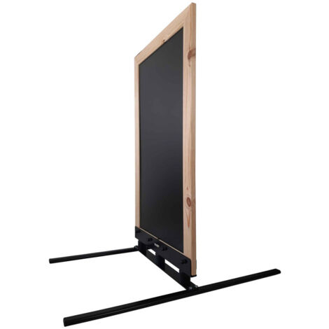Panneau trottoir avec cadre bois brut sur 3 silent blocs dimensions 117 x 64 cm (1/3)