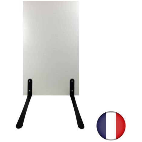 Panneau Trottoir Avec Cadre Chêne - Surface Craie/feutre, Pied Métal Noir Effet Ressorts | Pour Commerces, événements - 2
