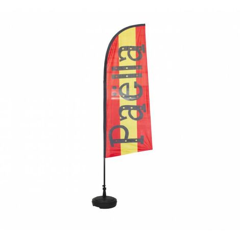 Bandiera BAR RESTO di dimensioni 225 x 85 cm con il suo kit base