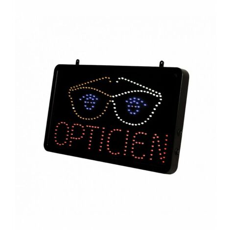 Enseigne lumineuse LED intérieur Opticien Star