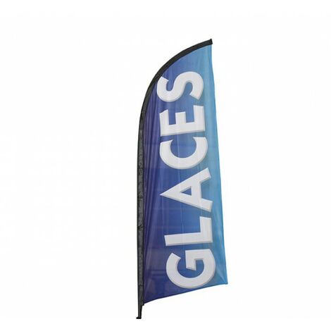 Drapeau publicitaire DÉPÔT DE PAIN de dimensions 225x85 cm Résultats