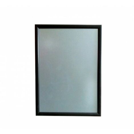 Cadre d'affichage clic clac en aluminium noir format A2