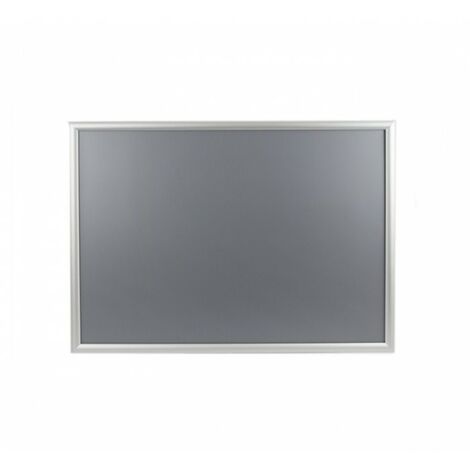 Cadre d'affichage clic clac en aluminium gris format A1