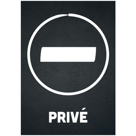 Pictogramme SALLE D'ATTENTE (Q0266). Signalisation Porte - 170 X 50 mm -  Autocollant souple ou plaque alu brossé 2mm.