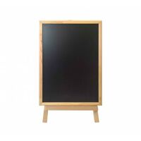 Chevalet bois de peintre pour enfant avec Recto ardoise noire et Verso blanc effaçable
