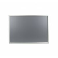 Cadre d'affichage clic clac en aluminium gris format A1