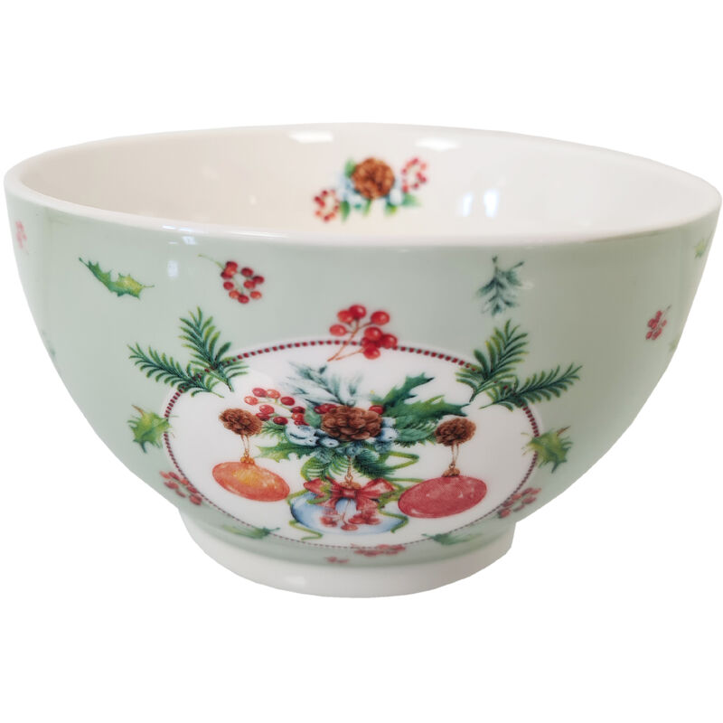 BOL EN PORCELAINE EMAILLÉE VERTE Marque et Époque Guangxu
