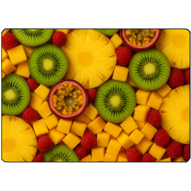 Planche à Découper Mélamine Fruits – Qualité Supérieure, Fabriquée En Italie, Neuf