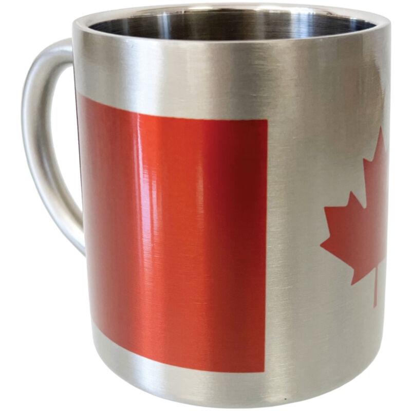Tasse Isotherme En Inox Double Paroi - 200 Ml - Couleur Gris - Fabriqué En France