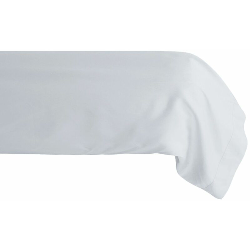 Taie de traversin Bel Amour - Blanc - 86 x 140 cm - Percale de coton, Coton