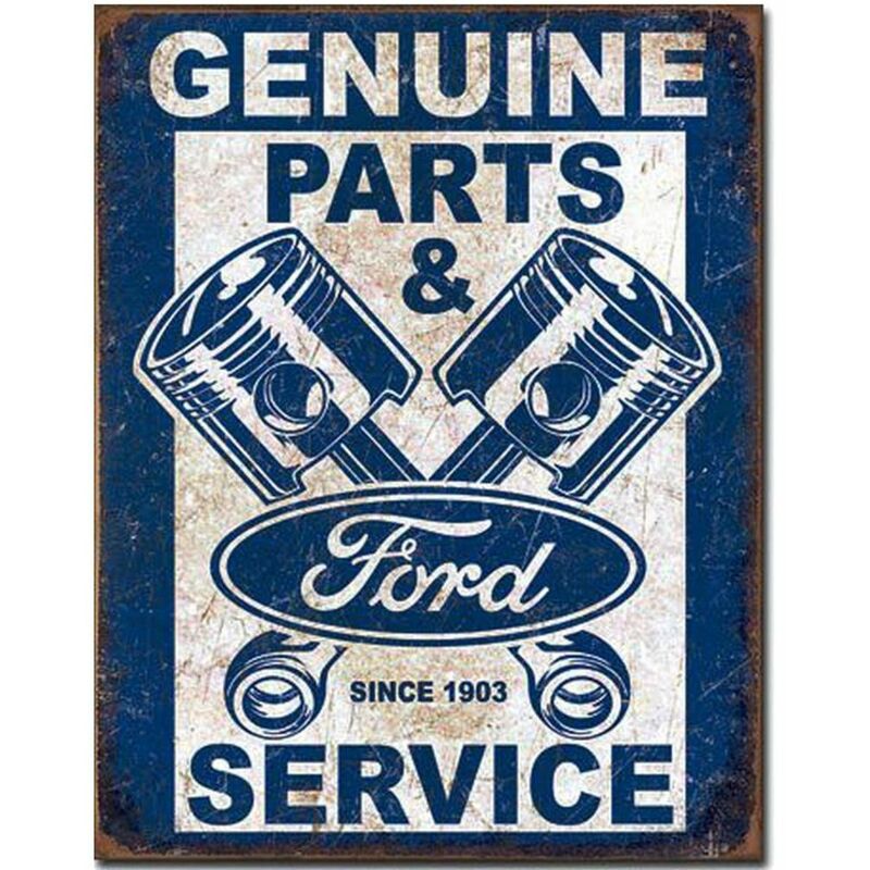 Décoration Rectangulaire Ford service 40.5 x 31.5 cm