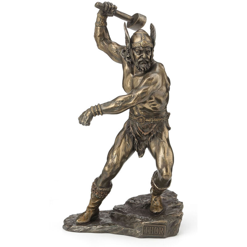 Un portrait du vieux dieu païen scandinave nordique Thor avec de longs