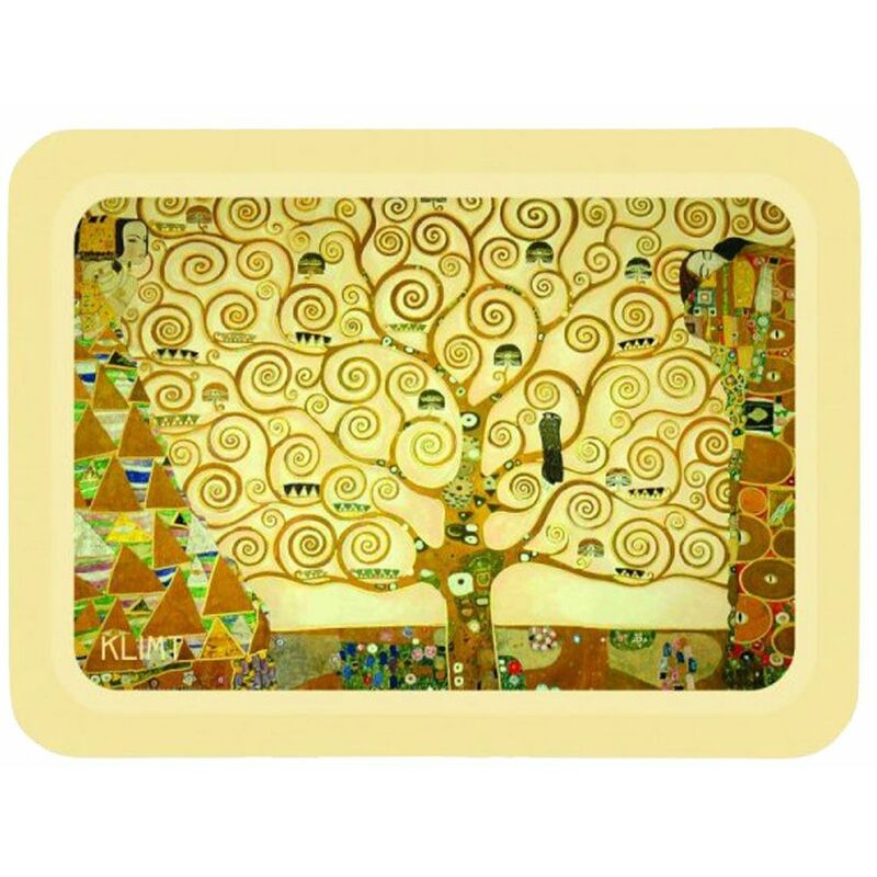 Gobelet à Expresso Klimt L'Arbre De Vie - Enesco - Jaune - Neuf