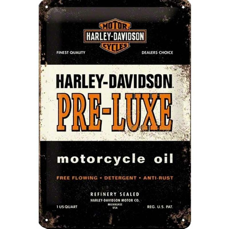 Plaque métal Harley Davidson