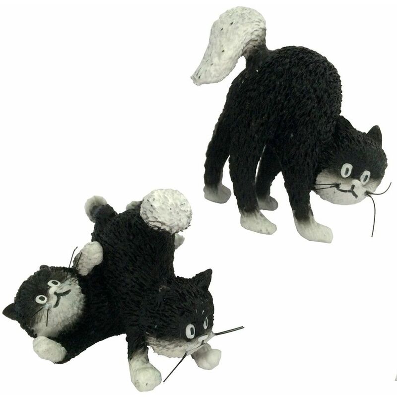 Statuette De Chat Parastone Par Dubout – Résine Blanche, Neuve