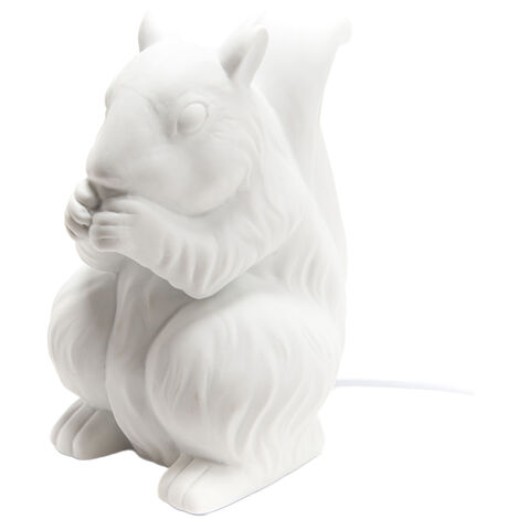 Lampe à poser écureuil blanc (1/2)