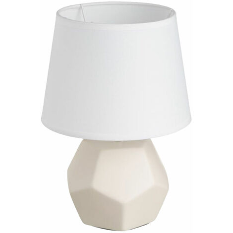 Lampe en céramique Beige 26 cm (1/5)