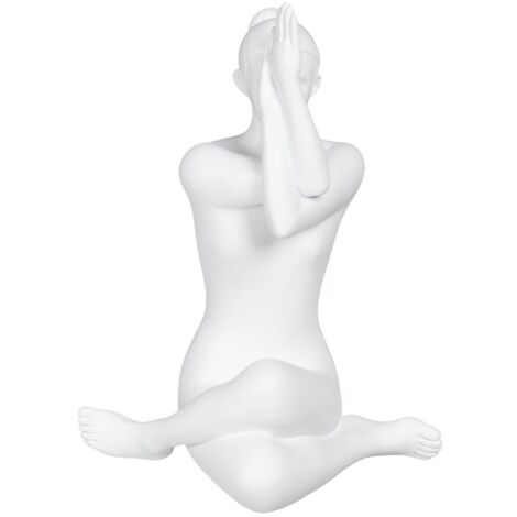 Statuette Yogini en résine blanche 24 cm (1/5)
