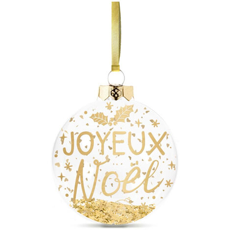 Décoration de sapin à suspendre joyeux noël (1/3)
