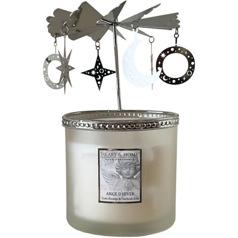 Coffret cadeau Bougie Ange d'hiver avec son Carrousel (1/3)