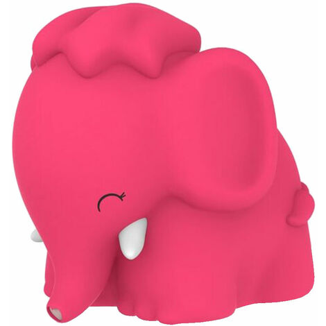 Veilleuse souple en silicone - Donnie L'éléphante (1/4)