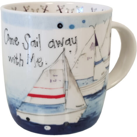 Mug en porcelaine Sailing Boats par Alex Clark (1/5)