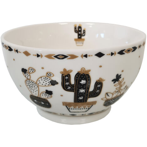 Bol en porcelaine Cactus (1/2)