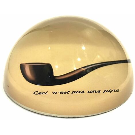 Presse papier Ceci n'est pas une pipe par Magritte (1/3)
