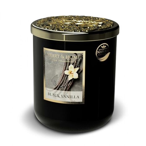 Grande bougie heart and home Vanille noire (1/2)