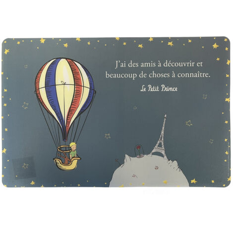 Set de table Le Petit Prince gris bleu (1/2)