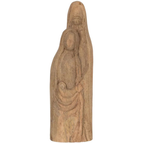 Statuette Nativité en bois de manguier (1/3)