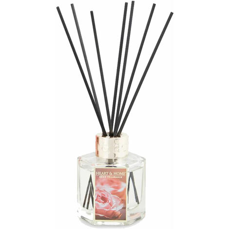 Diffuseur senteur à bâtons Heart and Home Rose et Rhubarbe