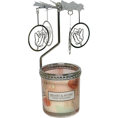 Coffret cadeau bougie Heart and Home Amour avec son Carrousel (1/4)