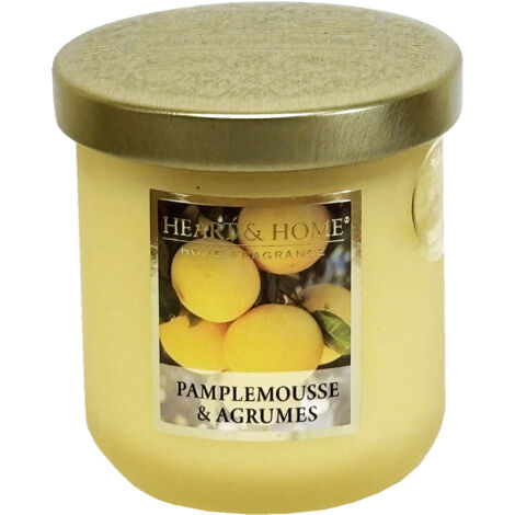 Bougie Heart and Home Pamplemousse et Agrumes (1/2)