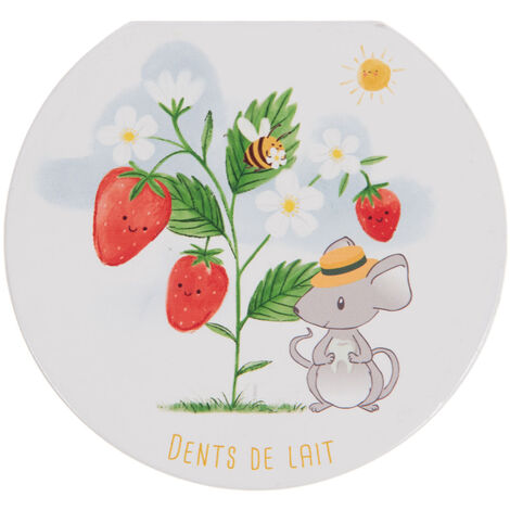 Boîte à dents quenottes Fraises Adèle (1/2)