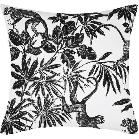 Housse de coussin Macaco ardoise 40 x 40 cm (1/4)