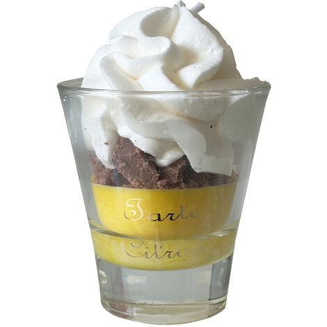 Bougie parfumée Verrine Tarte Citron Meringuée (1/2)