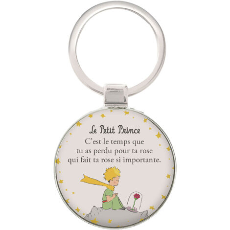 KIUB Porte-clés Rond En Métal Petit Prince - Le Petit Prince Assis