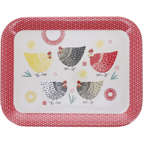 Plateau en mélamine mes cocottes 38 cm (1/2)