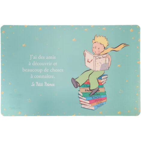 Set de table vert Le Petit Prince de St Exupéry 43 cm