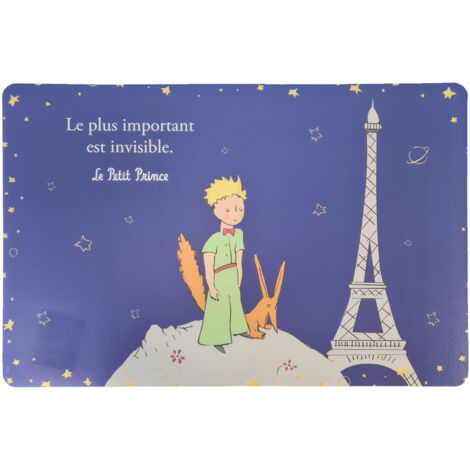 Set de table bleu Le Petit Prince de St Exupéry 43 cm (1/2)