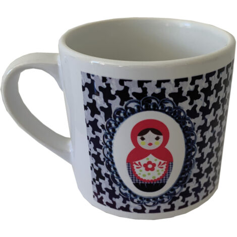 Tasse expresso en céramique Poupée russe (1/2)
