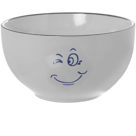 Bol clin d'oeil en céramique blanche 500 ml (1/2)