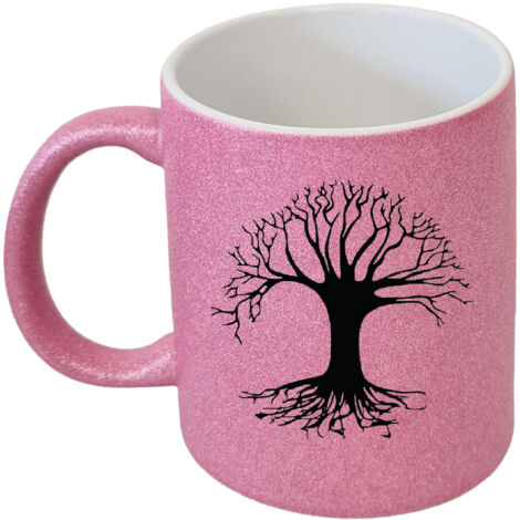 Tasse rose en céramique Arbre de Vie par Cbkreation (1/2)