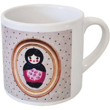 Tasse expresso en céramique Poupée russe (1/2)