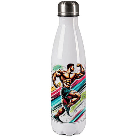 Bouteille isotherme en inox Culturisme 500 ml